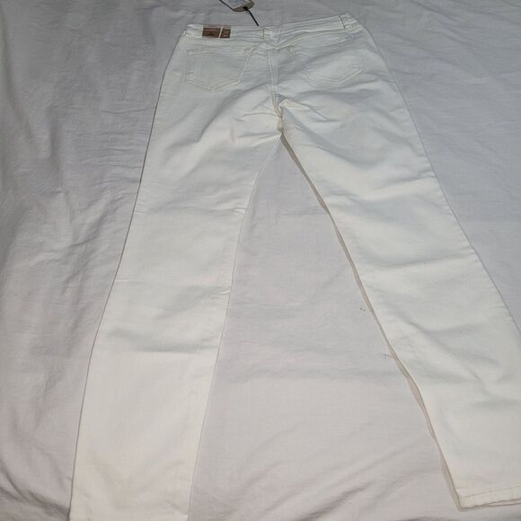 NWT prAna Jeans Womens White Sienna Fitted Stretch 5 Pocket Size 12 New - Picture 3 of 9